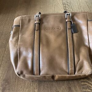 Coach Tan Leather Bag